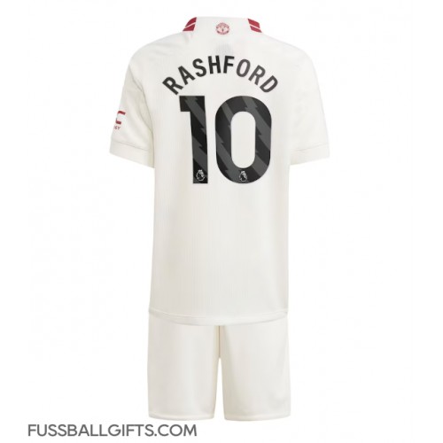 Manchester United Marcus Rashford #10 Fußballbekleidung 3rd trikot Kinder 2023-24 Kurzarm (+ kurze hosen)